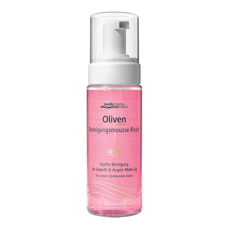 Oliven Reinigungsmousse Rose, 150 ml