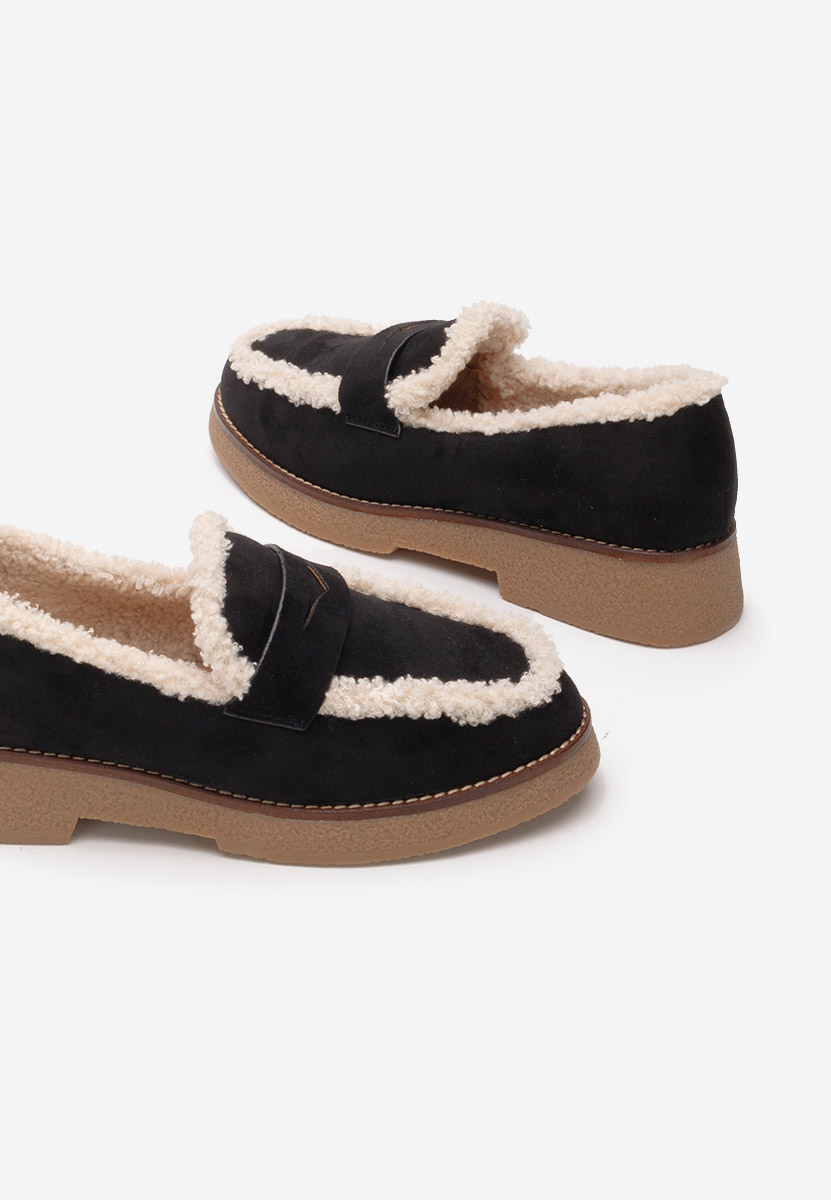 Mocassins femme noirs Kaytleen