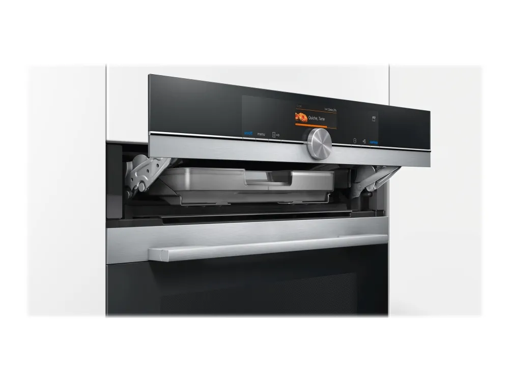 Siemens iQ700 HS636GDS2 - Ovn - med dampfunktion - til indbygning - niche - bredde: 56 cm - dybde: 55 cm - højde: 58.5 cm - med selv-rengøring - Klasse A  - rustfrit stål