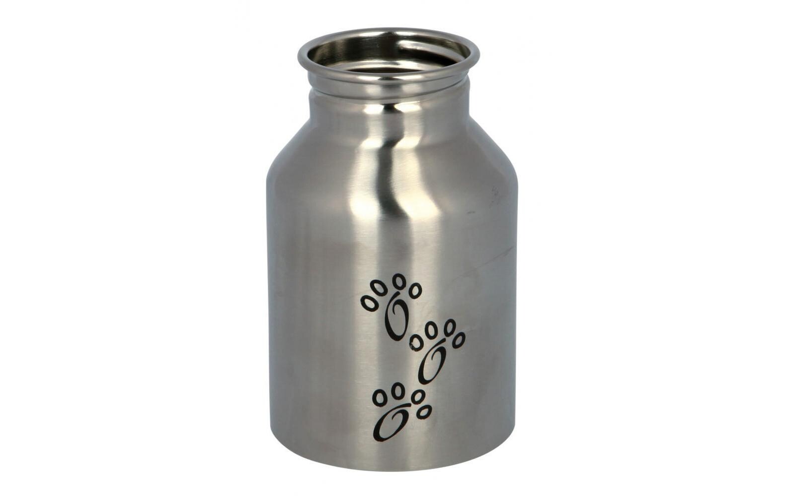 Flasche mit Trinknapf 300 mlWasserflasche aus Edelstahl mit Trinkgefäss-Deckel