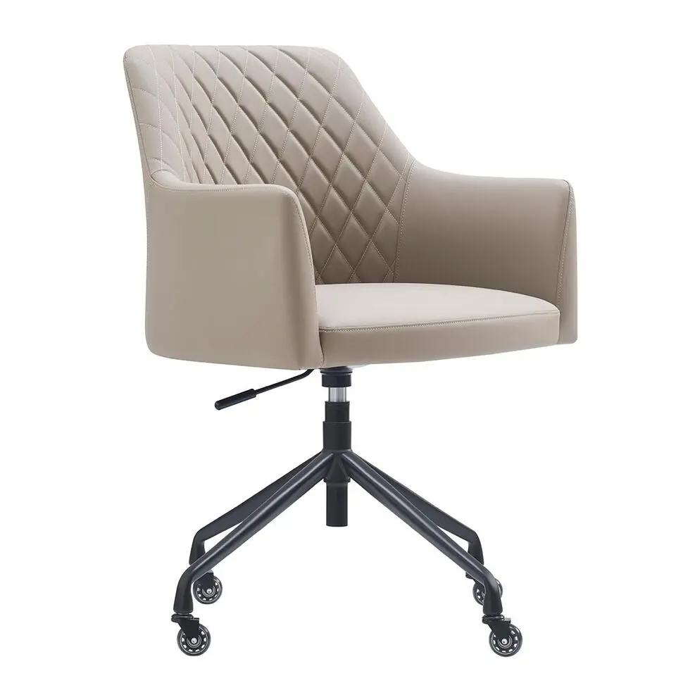 Bureaustoel Vitoria - Taupe - PU-leer