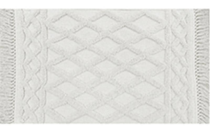 Badteppich Kayla 60 x 90 cm, WeissBadvorleger