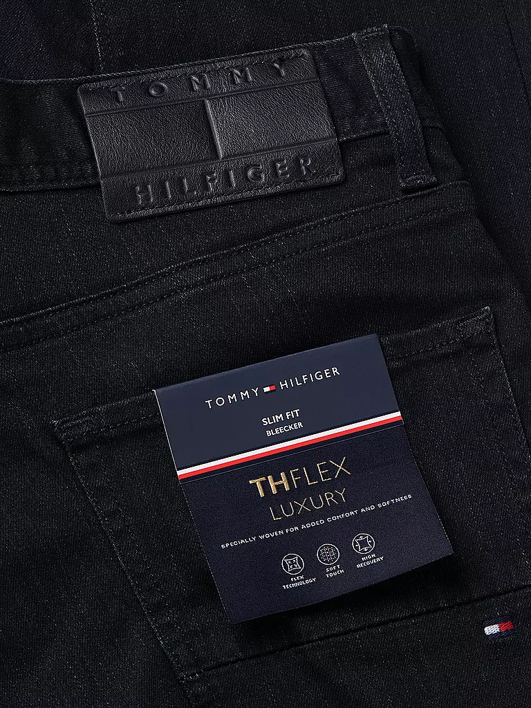 TOMMY HILFIGER Jeans Slim Fit BLEECKER schwarz