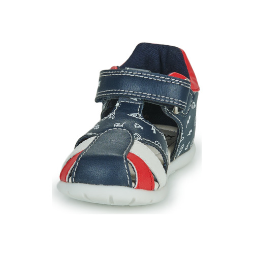 Geox - B ELTHAN BOY - Marine / Rouge / Blanc