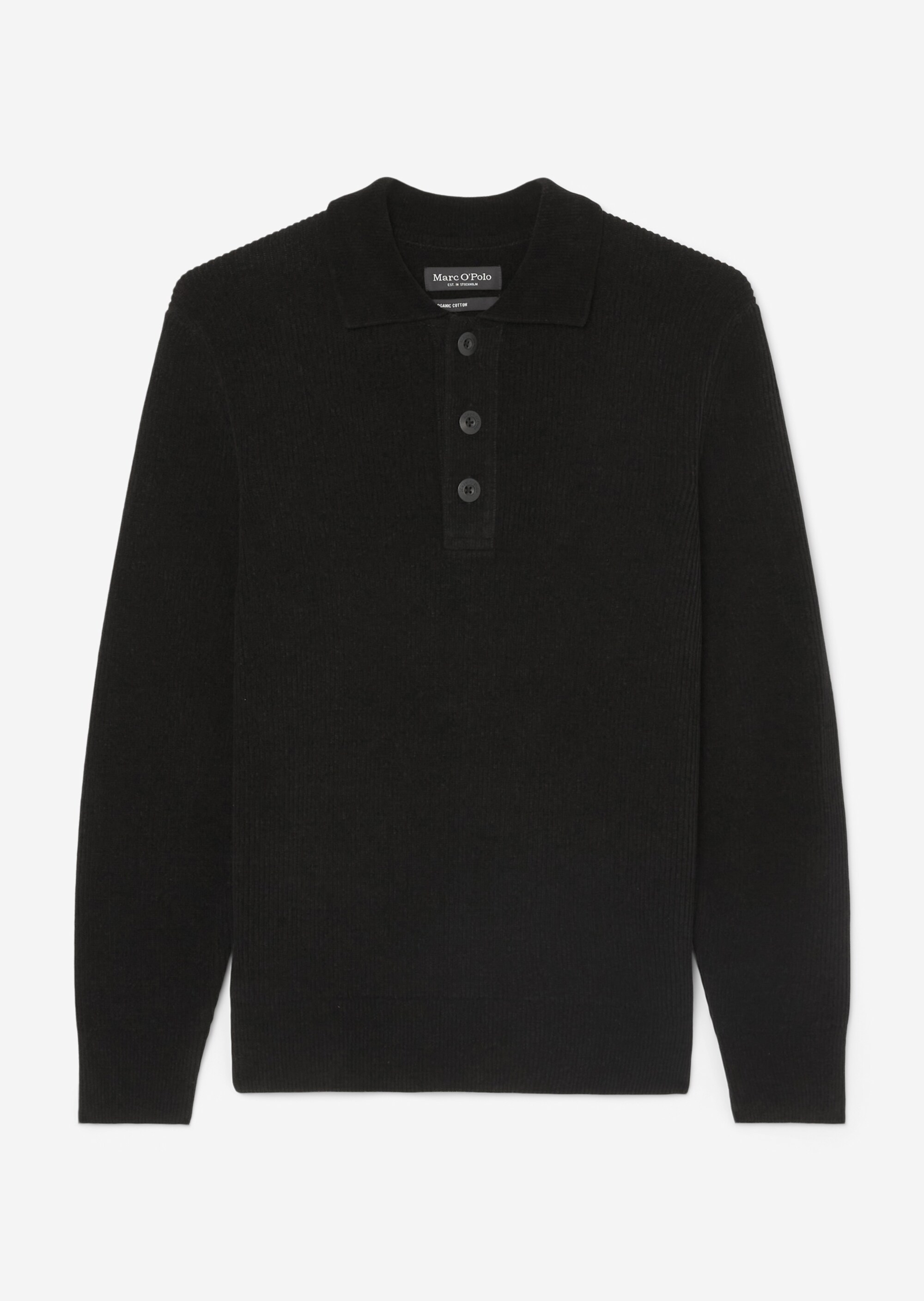 DfC Pullover im Polo-Stil regular aus Bio-Baumwoll-Chenille