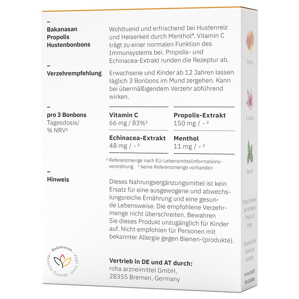 Bakanasan® Propolis Hustenbonbons
