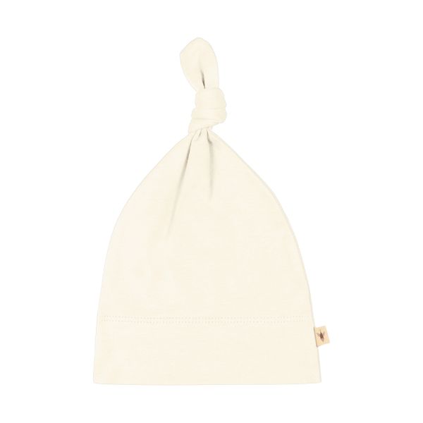 UAUA Mutsje Met Knopen Crema 3-6 Mnd