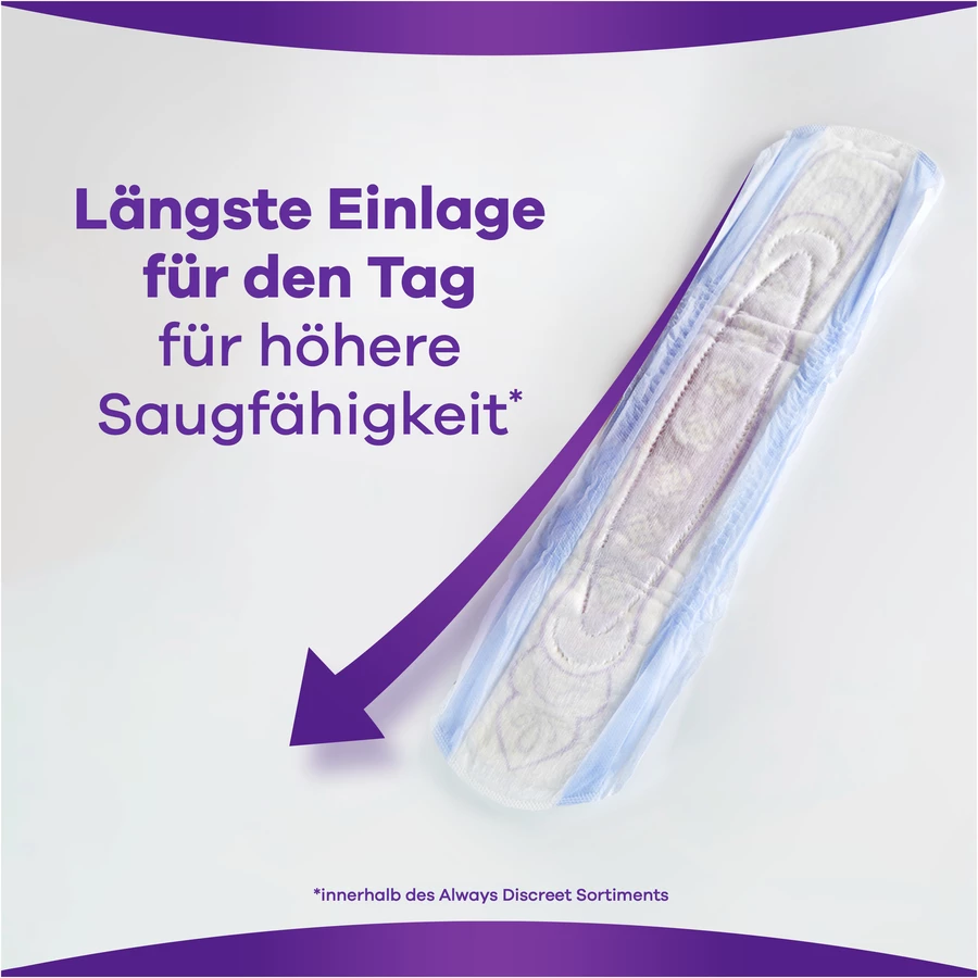 always discreet Inkontinenz-Einlagen, Ultimate Tag Big Pack 16 Einlagen