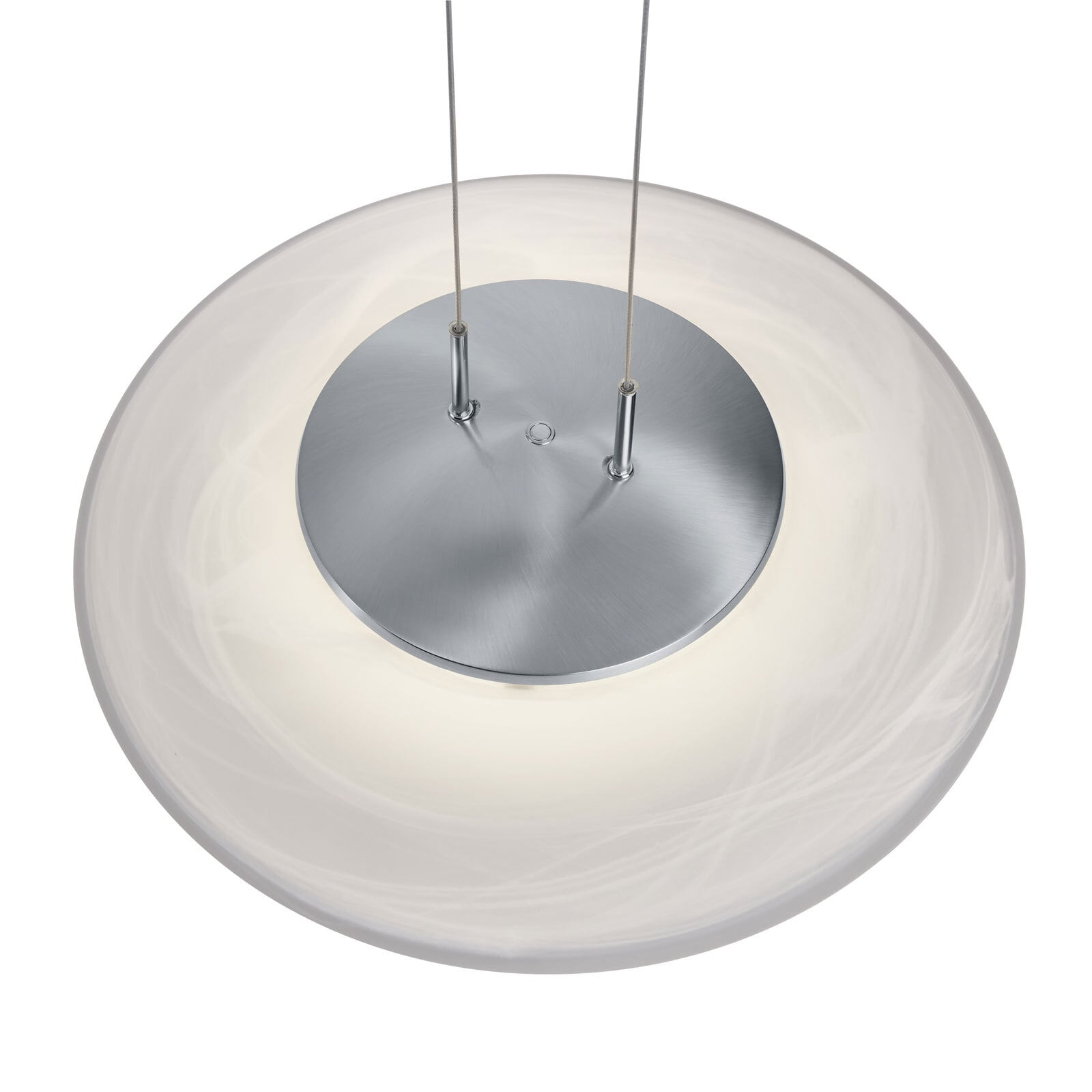 HELL LED Pendelleuchte FINDUS nickelfarbig /chromfarbig