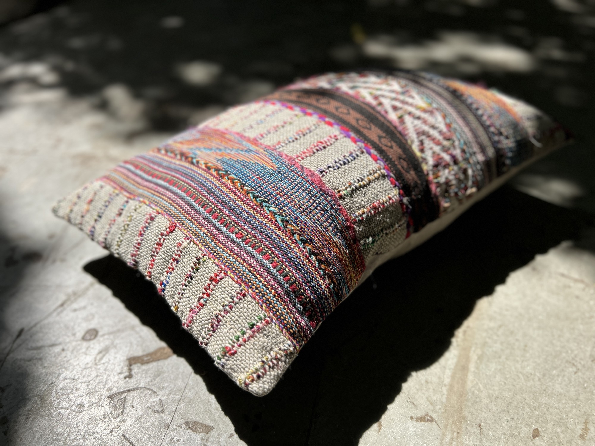 Kissen 'Thame', multicolor, B 60 cm, H 40 cm von fischer's lagerhaus