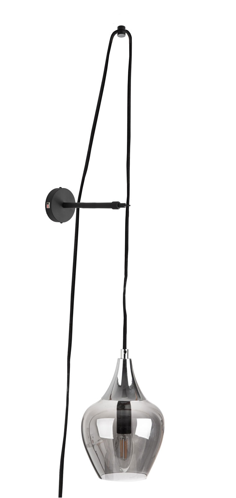 Nino Retrofit Pendelleuchte DROP 15 cm schwarz