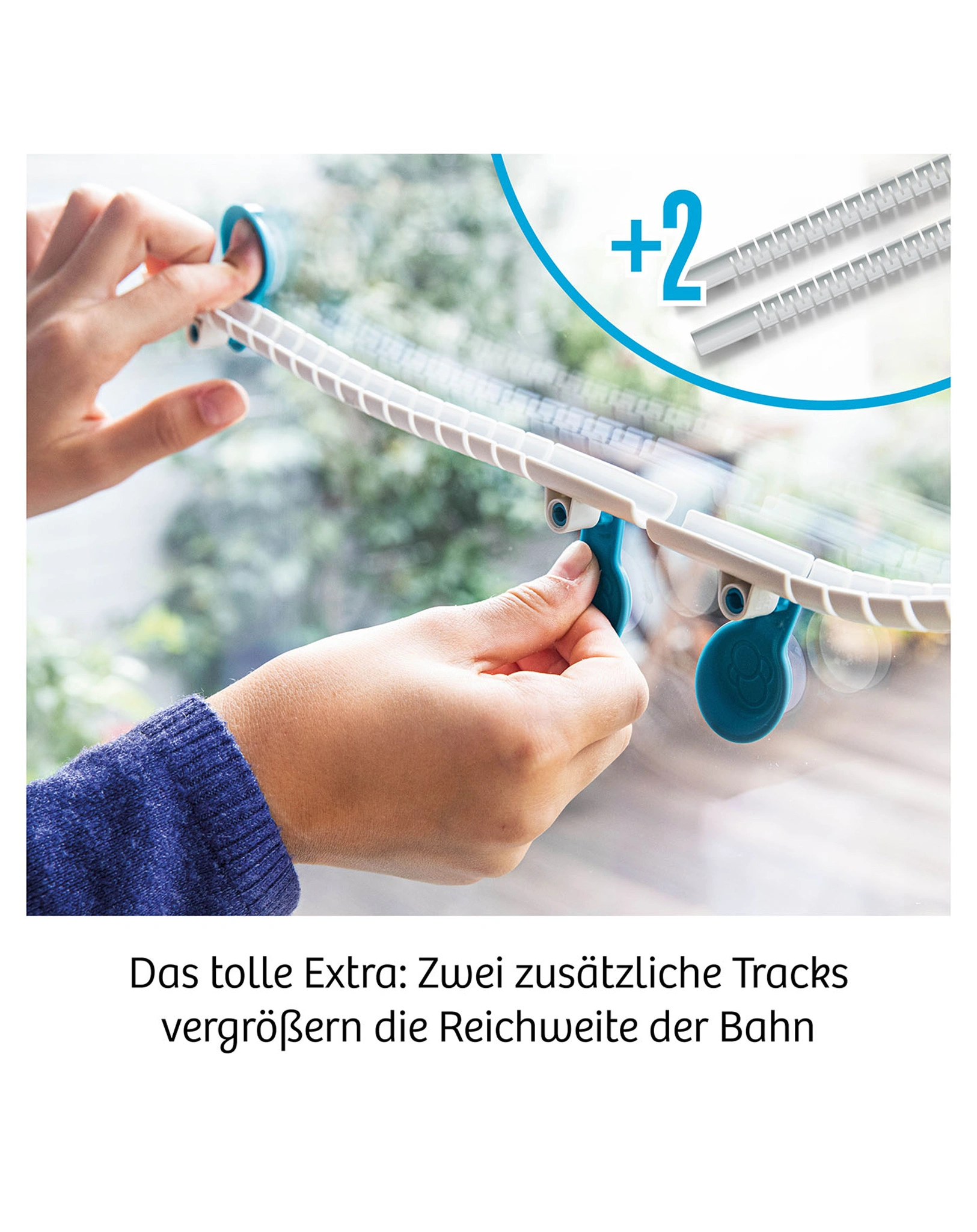 Kugelbahn-Erweiterung GECKO RUN - LOOPING in bunt