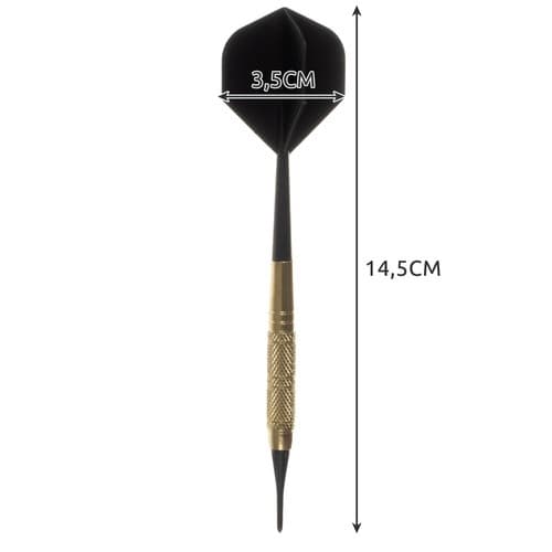Trizand Shafts Dart Dart Dart Sett med 12 Dart 212 stk.