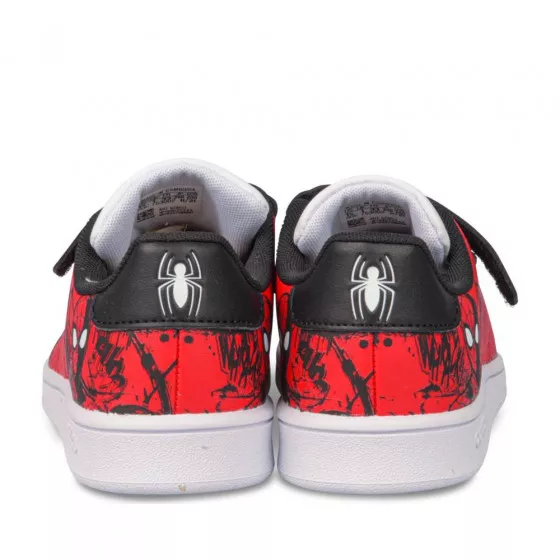 Baskets ROUGE ADIDAS Advantage Spiderman