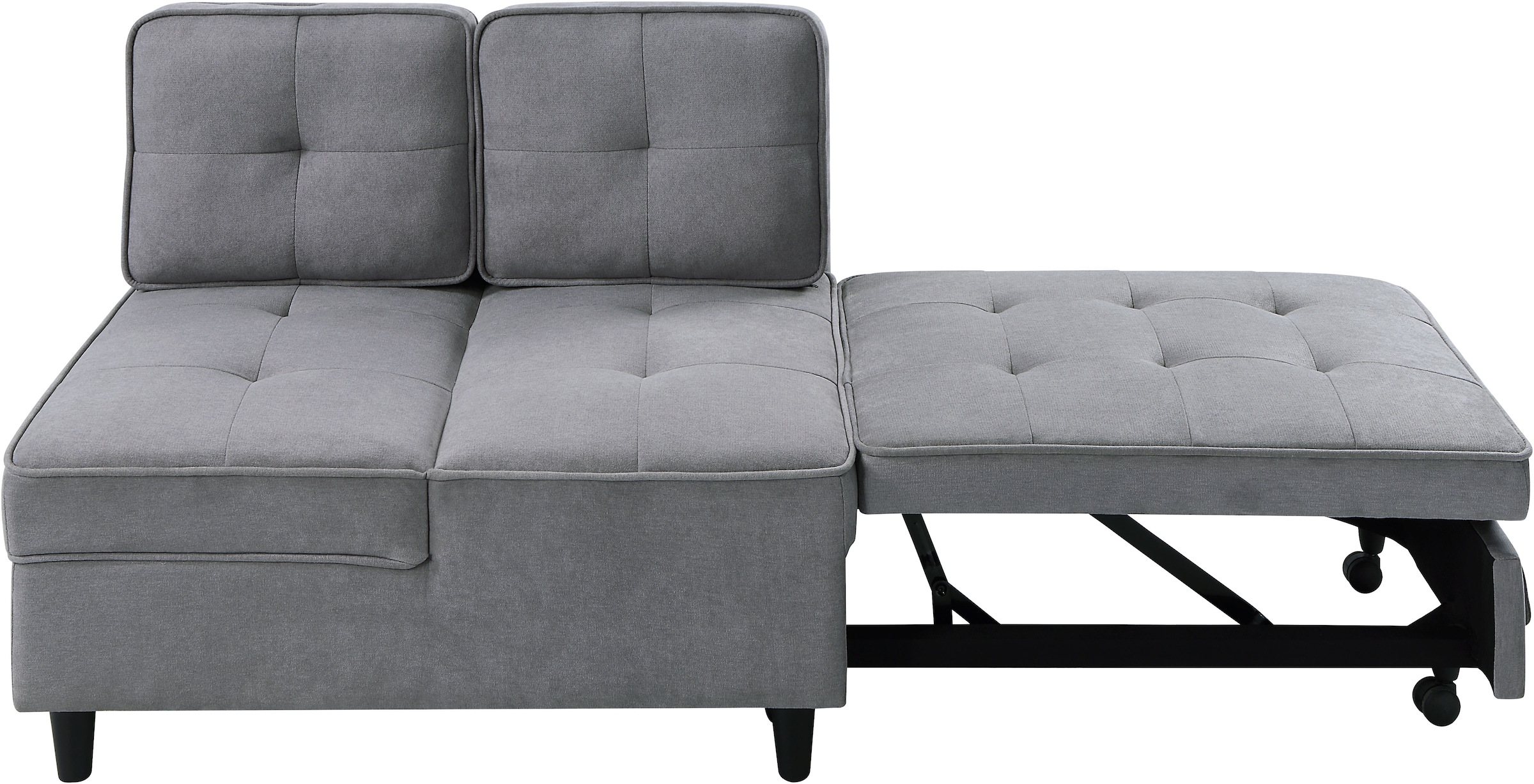 ATLANTIC home collection Schlafsofa »Freddy« wandelbar zum Loungesessel, Relaxliege und Gästebett, inkl. Kissen