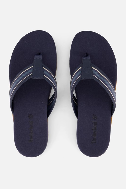 Timberland Seaton Bay Slippers blauw Textiel