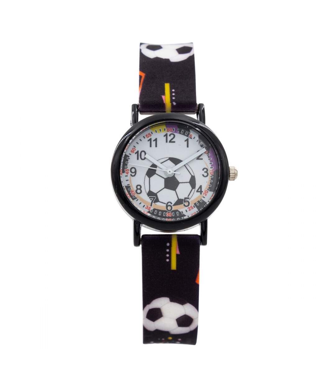 Montre Enfant en Silicone Noir Foot CHTIME