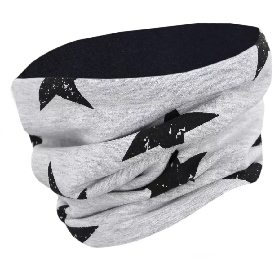 TupTam Unisex Kinder Beanie Mütze Schlauchschal Set schwarzgrau