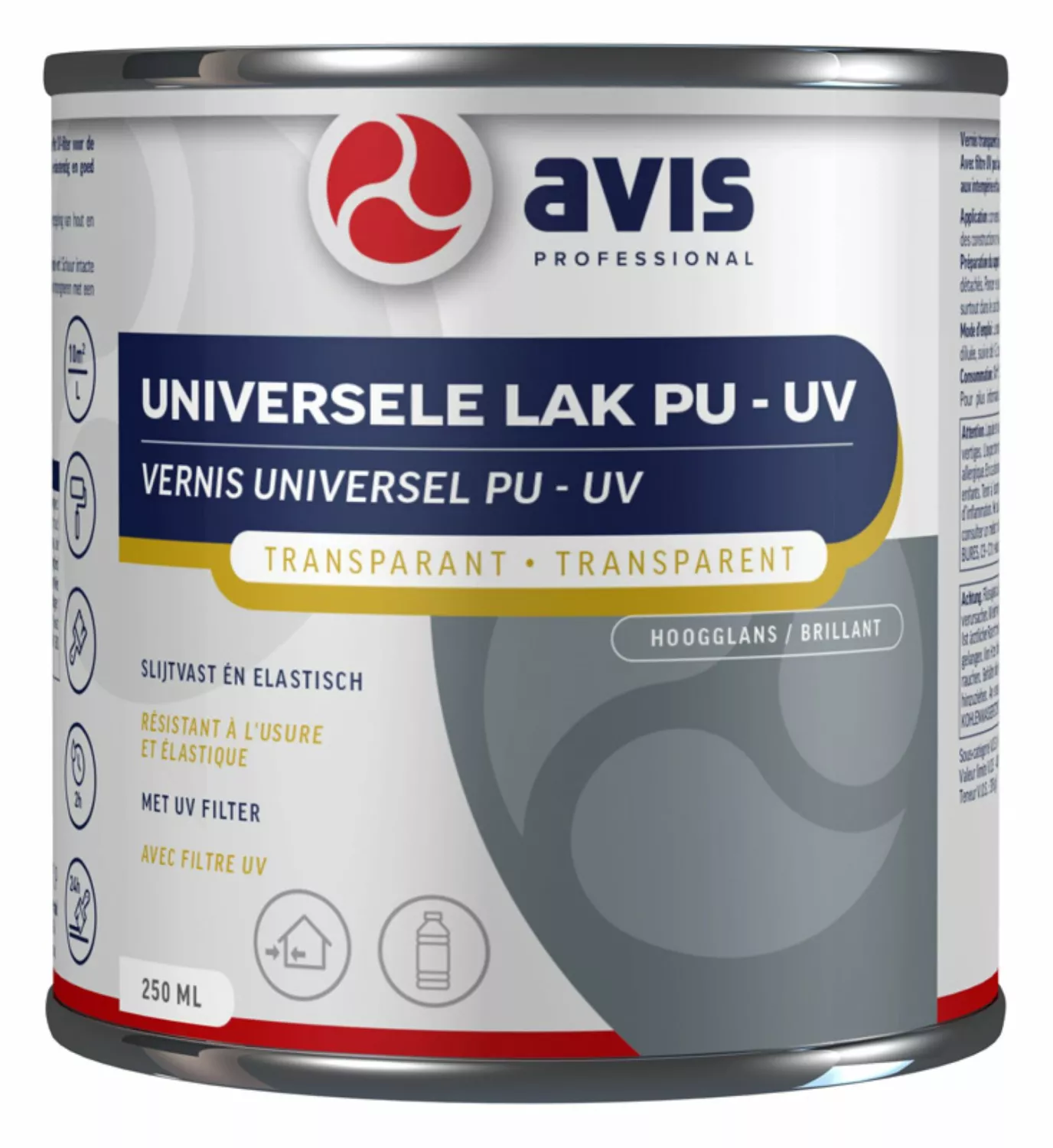 Avis Universele Lak PU/UV Hoogglans - 0,25L