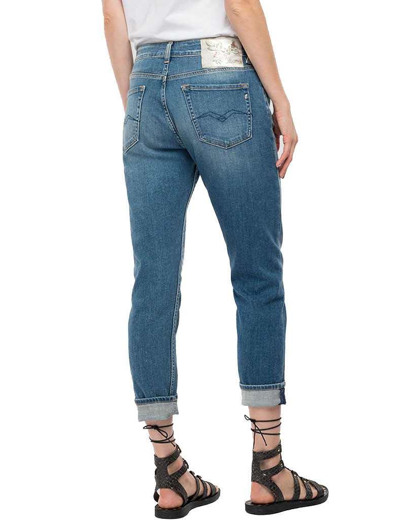 REPLAY JEAN MARTY SLIM BOYFIT MEDIUM BLUE .009