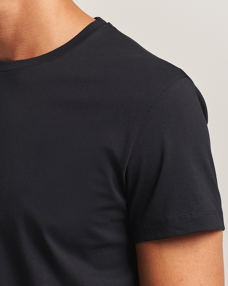Filippa K Lightweight Cotton Crew Neck T-Shirt Black