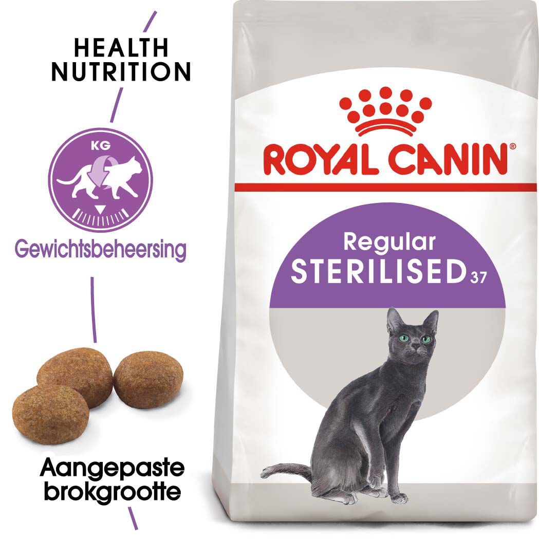 Royal Canin Sterilised 37 - Kattenvoer - 4 Kilogram - Gevogelte