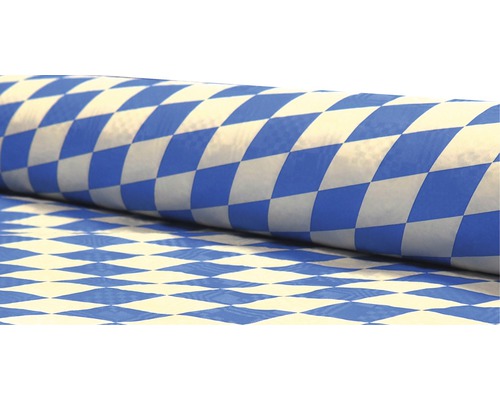 Tafelkleed Beiers ruitpatroon blauw wit 100 cm x 10 m