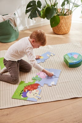 Peppa Gris Suitcase Puslespill 12 Brikker