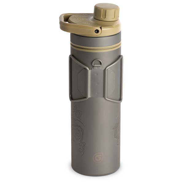 GRAYL - UltraPress Purifier Titanium Bottle - Filtre à eau