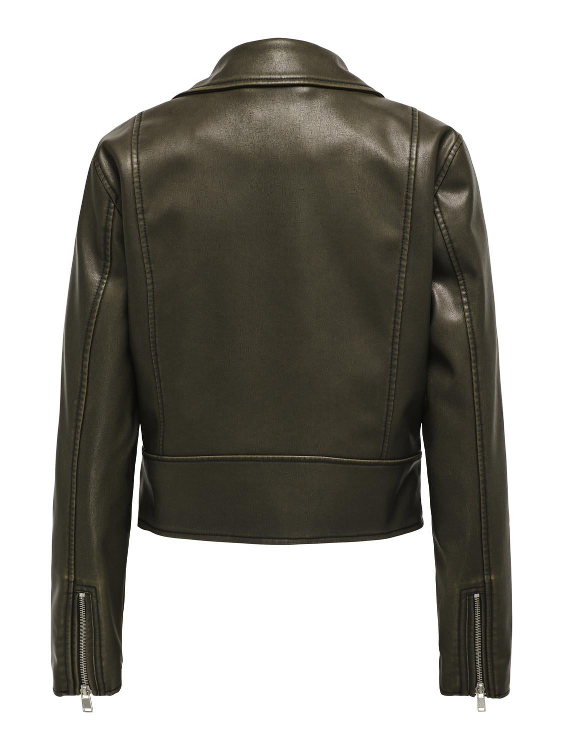 ONLRIA Kunstlederjacke Black
