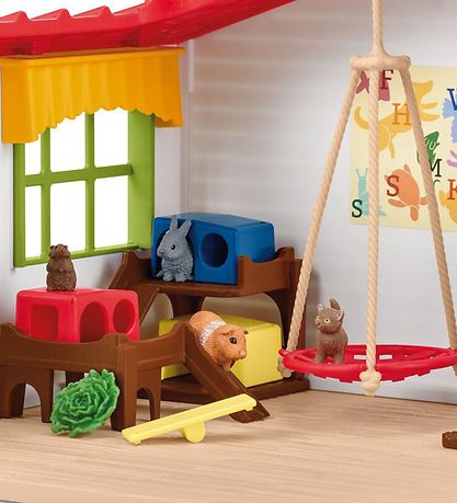 Schleich Farm WoRød - 22x20x17 cm - K?ledyrshotel 42607