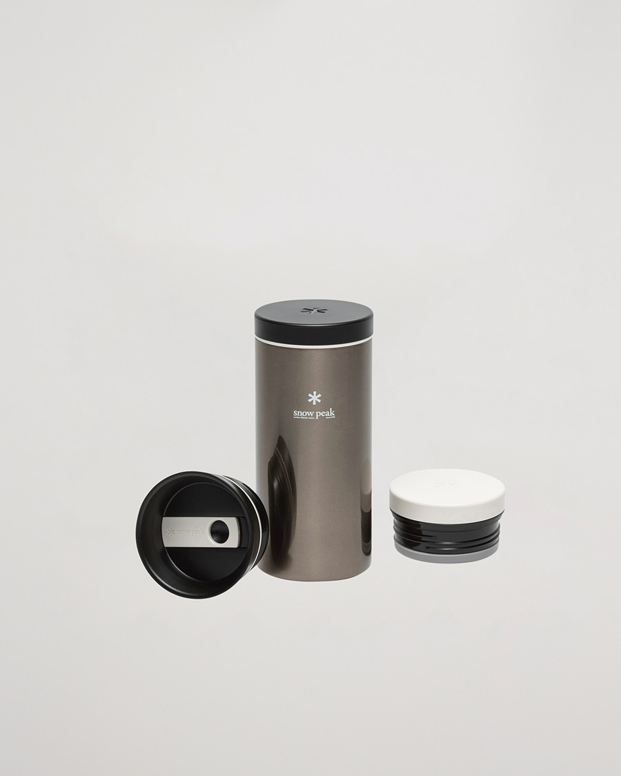 Snow Peak Kanpai Thermal Bottle Dark Silver