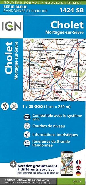 IGN - 1424 SB CHOLET 1 25 000