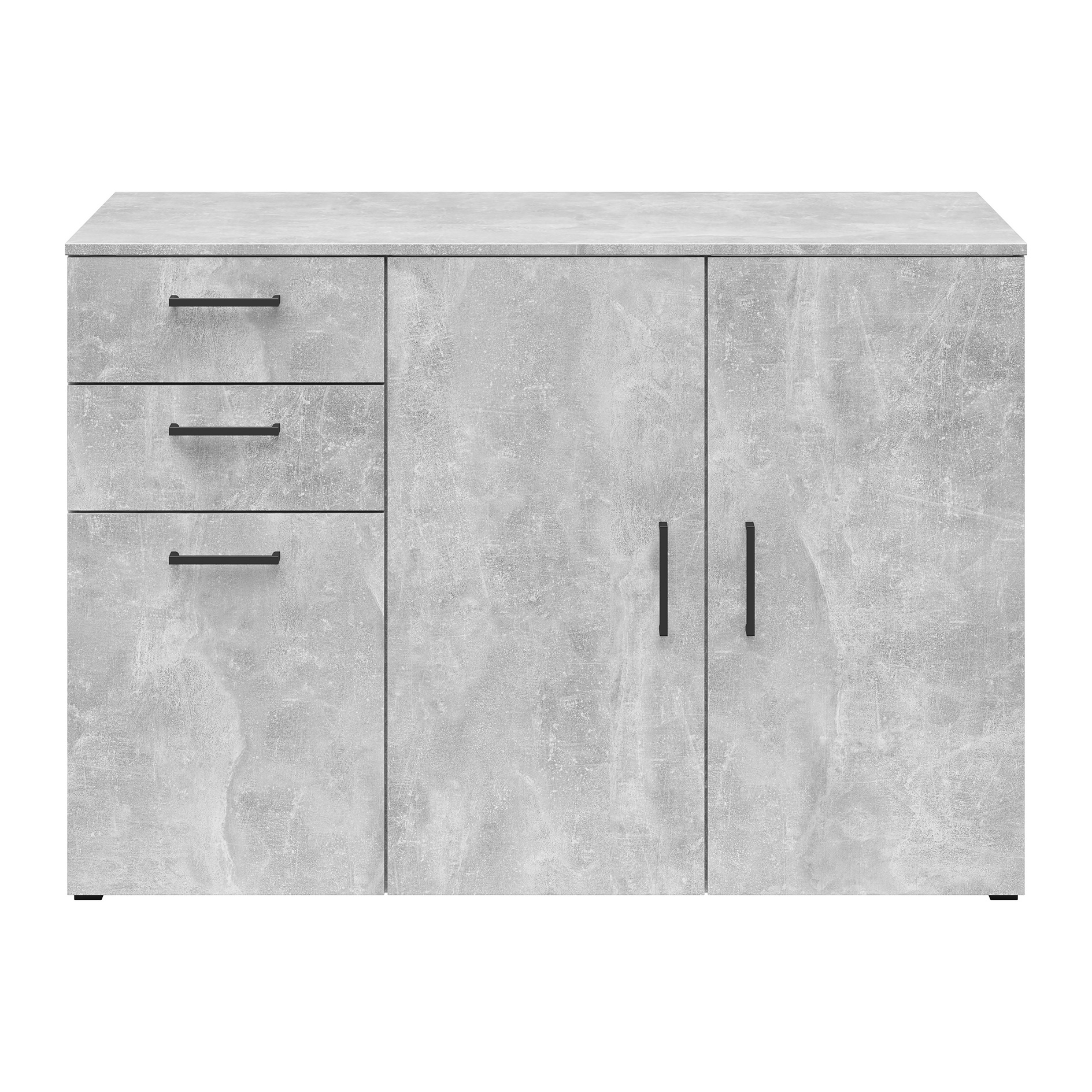 Sideboard - Betonoptik - 120 cm breit - XL-Tiefe