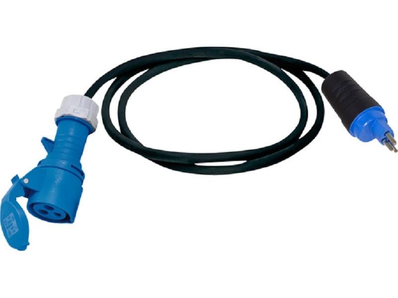 Brennenstuhl Adapterleitung 1.5 m T23 - CEE, Schwarz T23 Stecker auf CEE 3 Kupplung, H07RN-F 3G2.5mm2, 230 V mit 1.5 m langem Kabel
