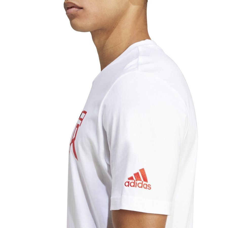adidas T-Shirt Predator - Blanc/Rouge
