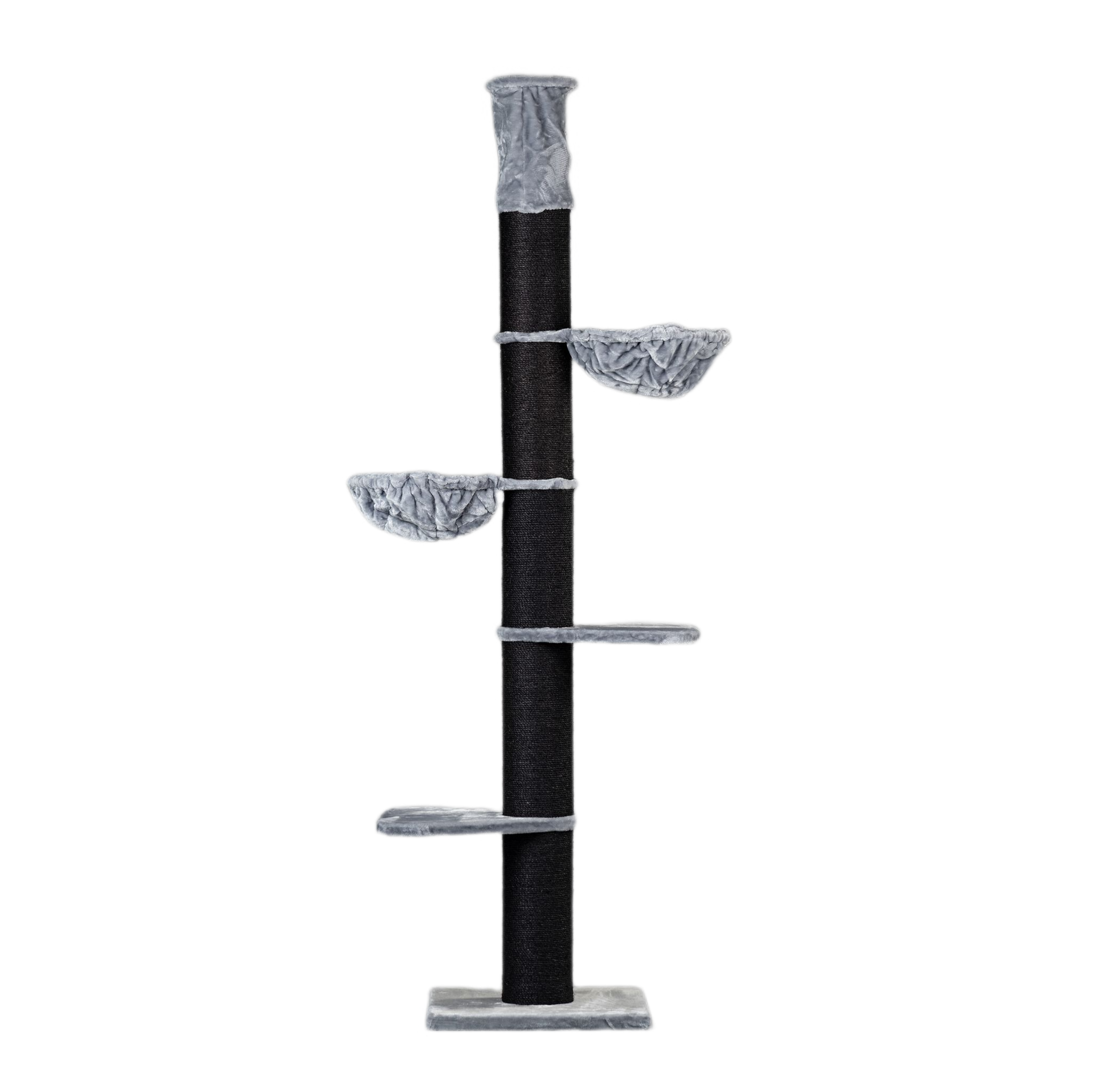 Arranhador Maine Coon Tower para gatos na cor cinza claro.