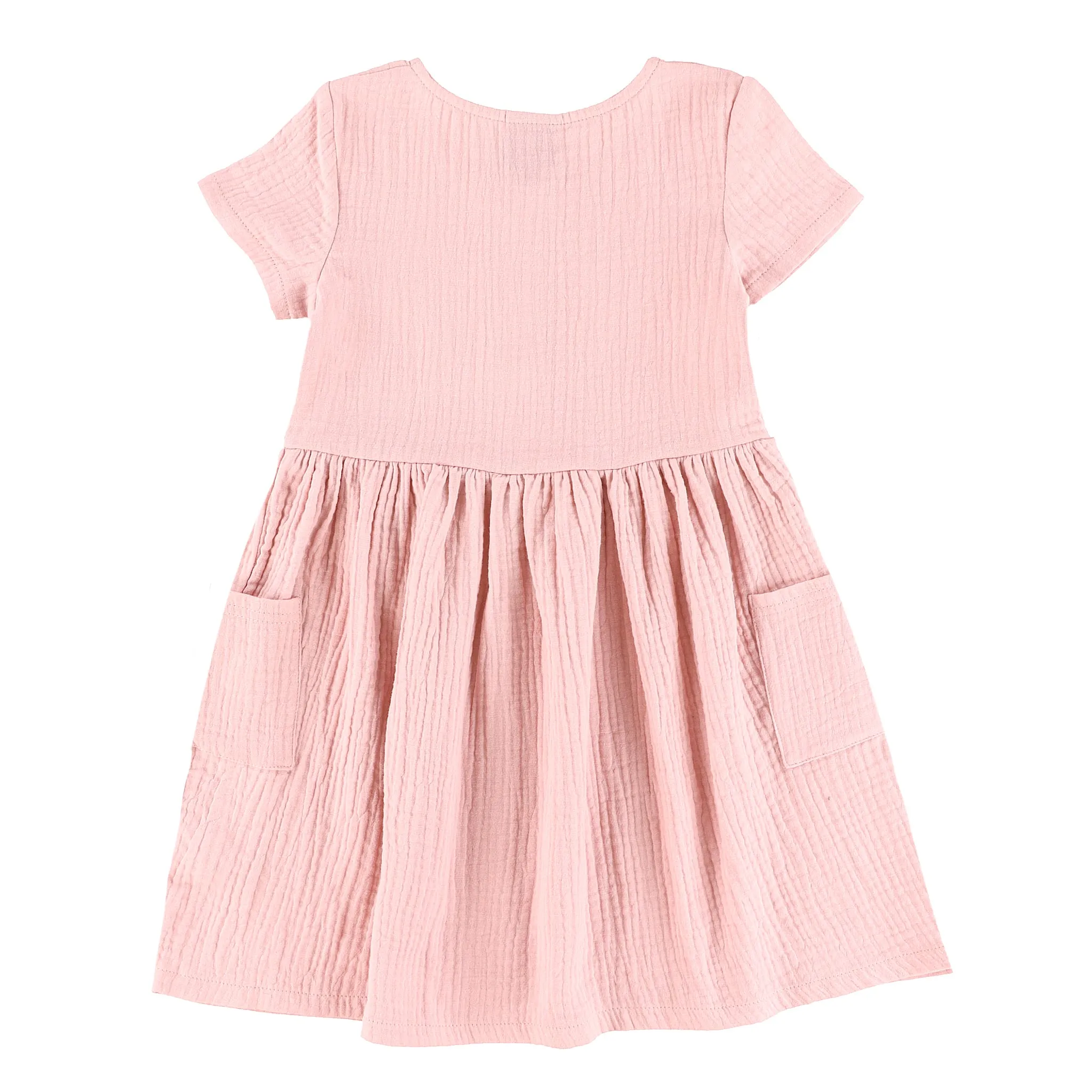 Chat Botté Robe Mousseline Rose 2-8ans