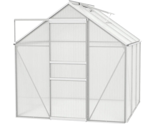 Vitavia Venus 3800 kas, 6 mm dubbelwandige polycarbonaat panelen, 195x195 cm, aluminium