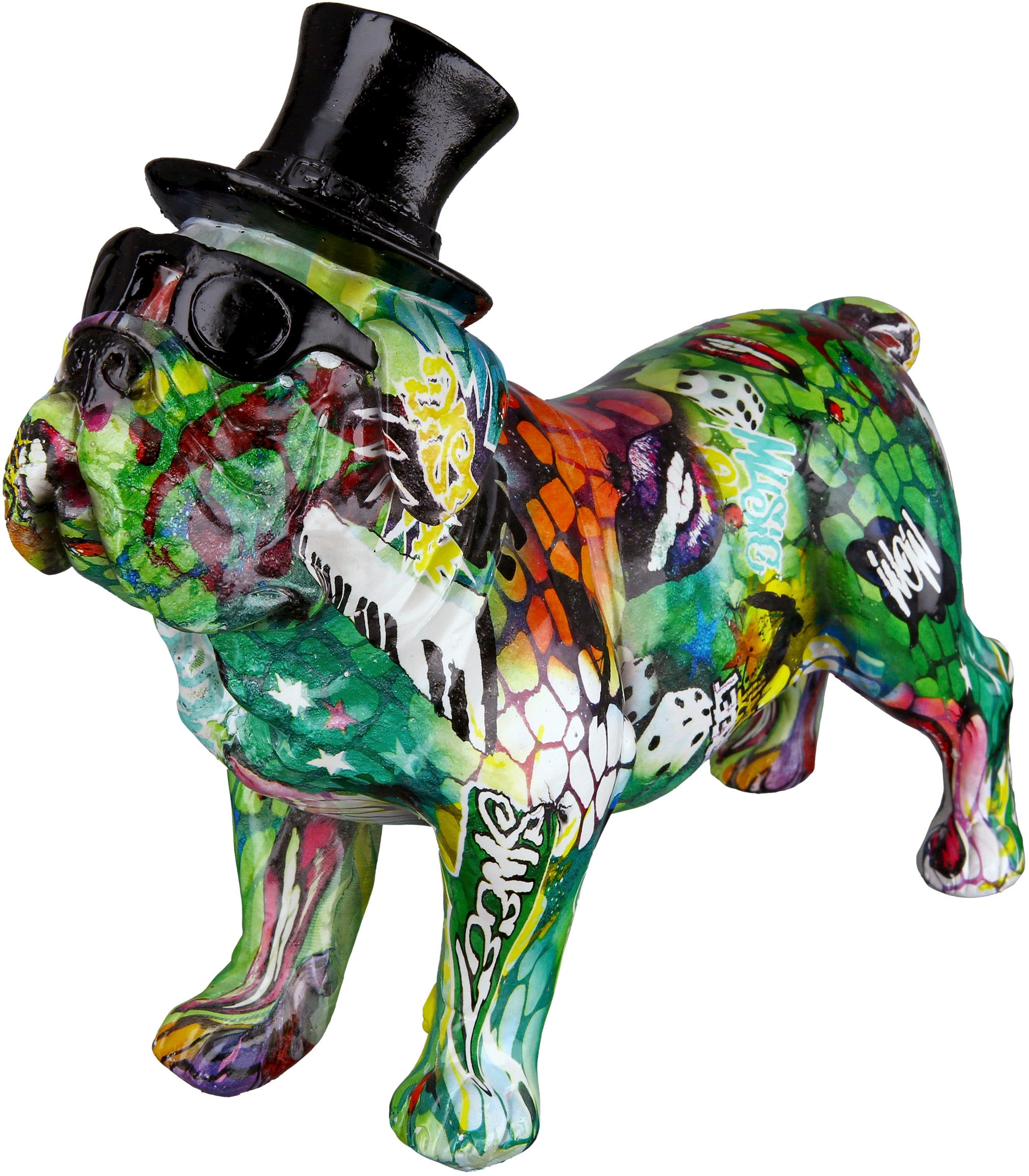 Casablanca by Gilde Tierfigur »Mops Street Art« Graffiti-Design