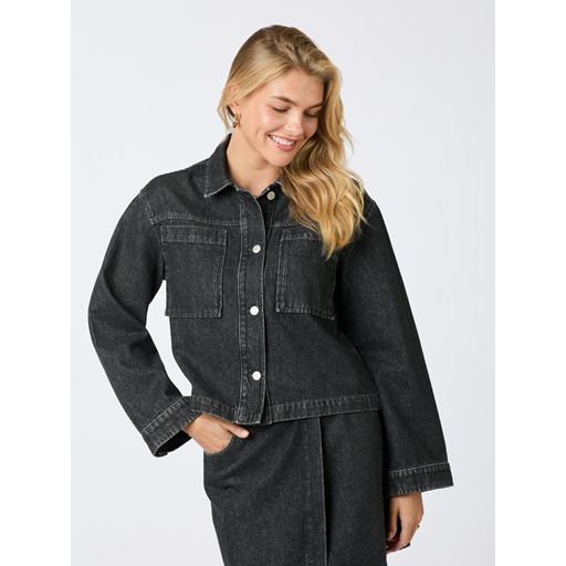 Neo Noir Emilia D Jakke, Dark Grey, 36