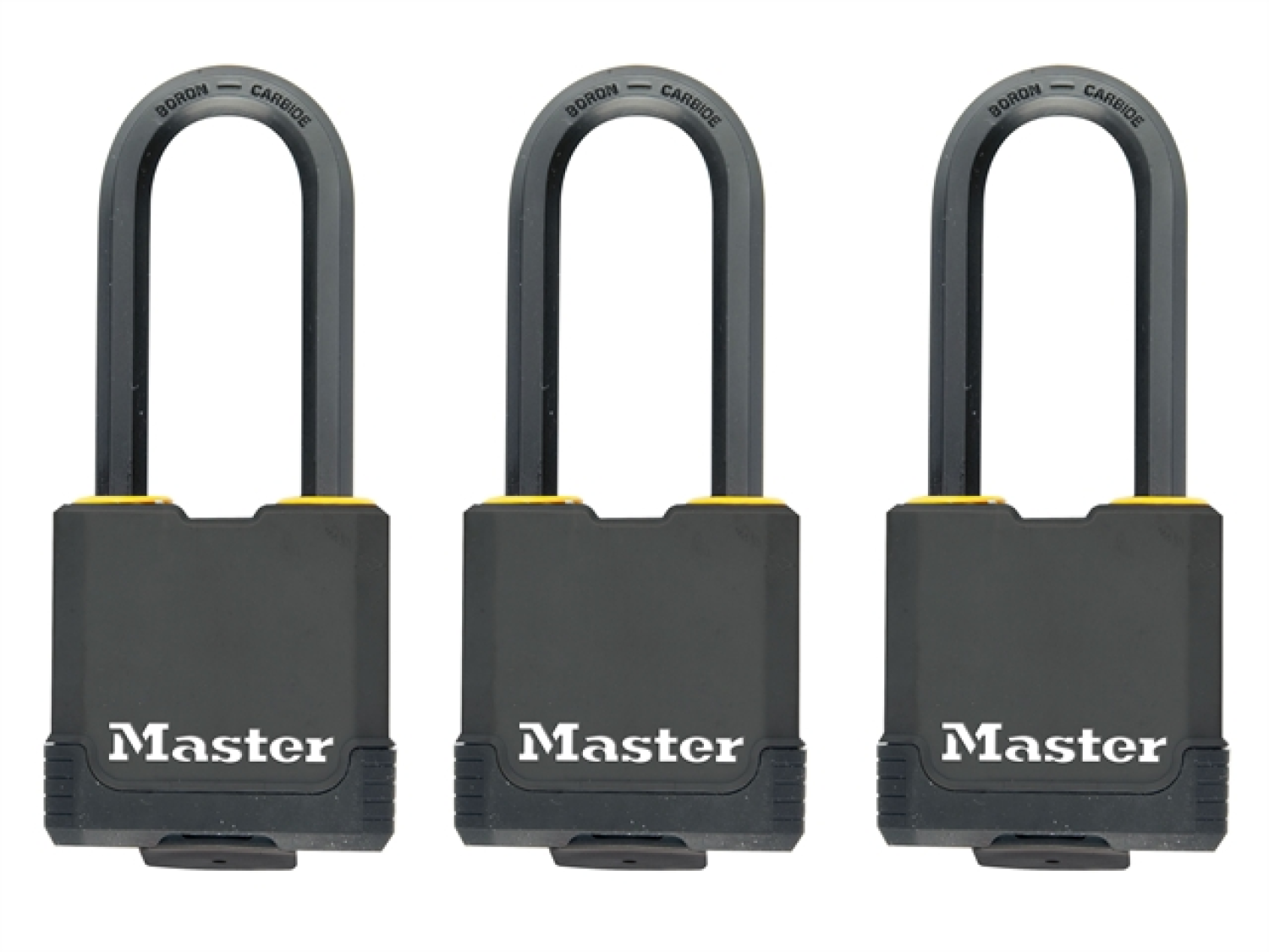 Master Lock M115EURTRILF - Set van 3 weersbestendige hangsloten