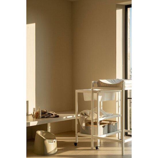 Basic Table à langer + Bain   Blanc        de               Quax