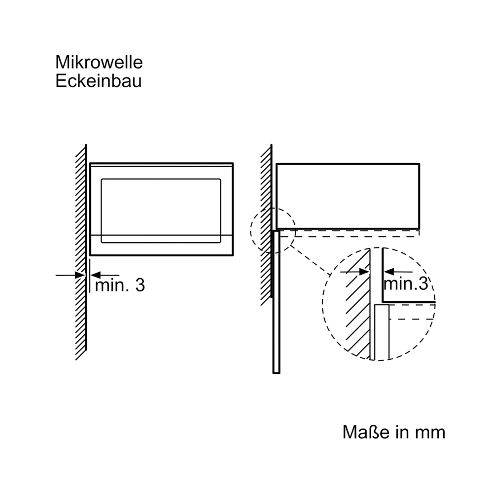 Siemens BE555LMB1C Einbau-Mikrowelle