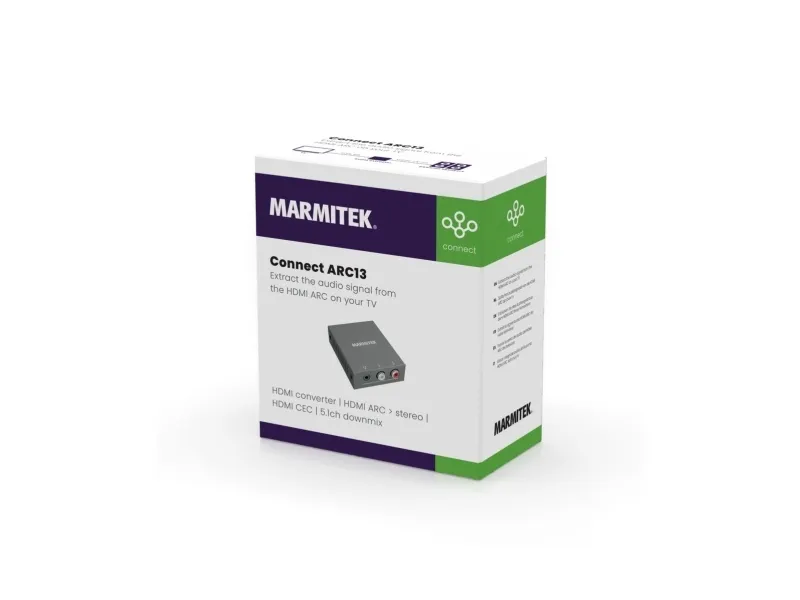 Marmitek Connect ARC13 HDMI ARC to analog converter and preamplifier