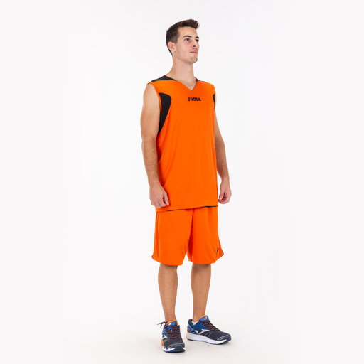 Conjunto Joma Reversível Naranja Negro