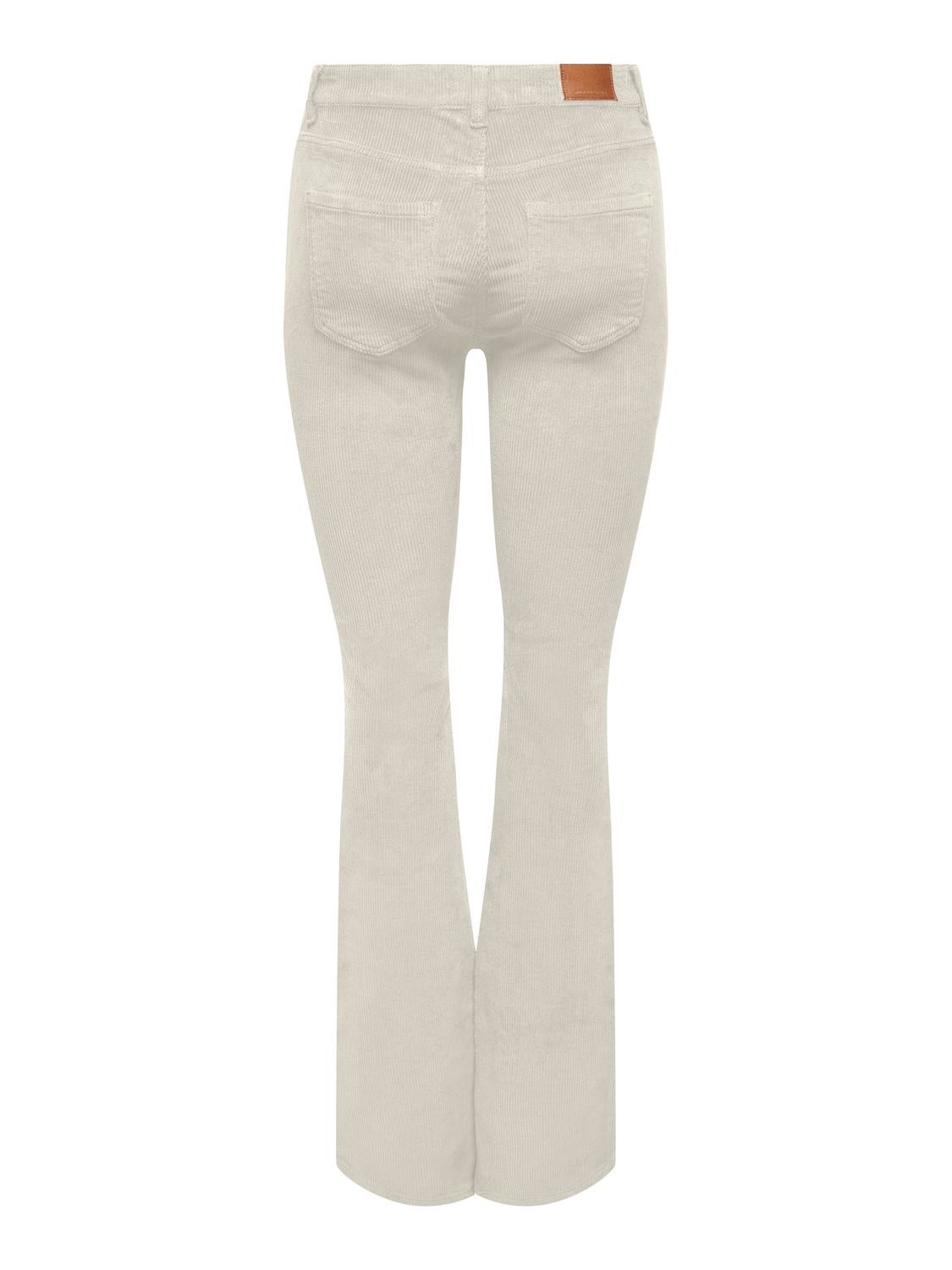 ONLMARY-GLOBAL Mittlere Taille Ausgestellt Hose Pumice Stone