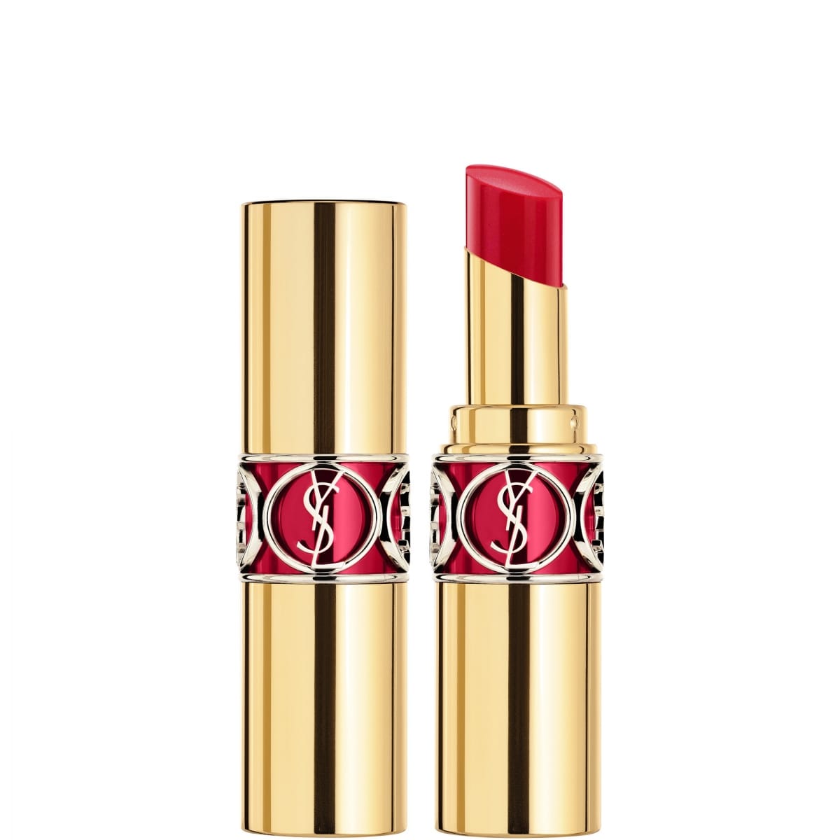 YVES SAINT LAURENT Rouge Volupté Shine Oil-In-Stick Rouge à Lèvres alliant Couleur, Soin et Brillance Longue Tenue