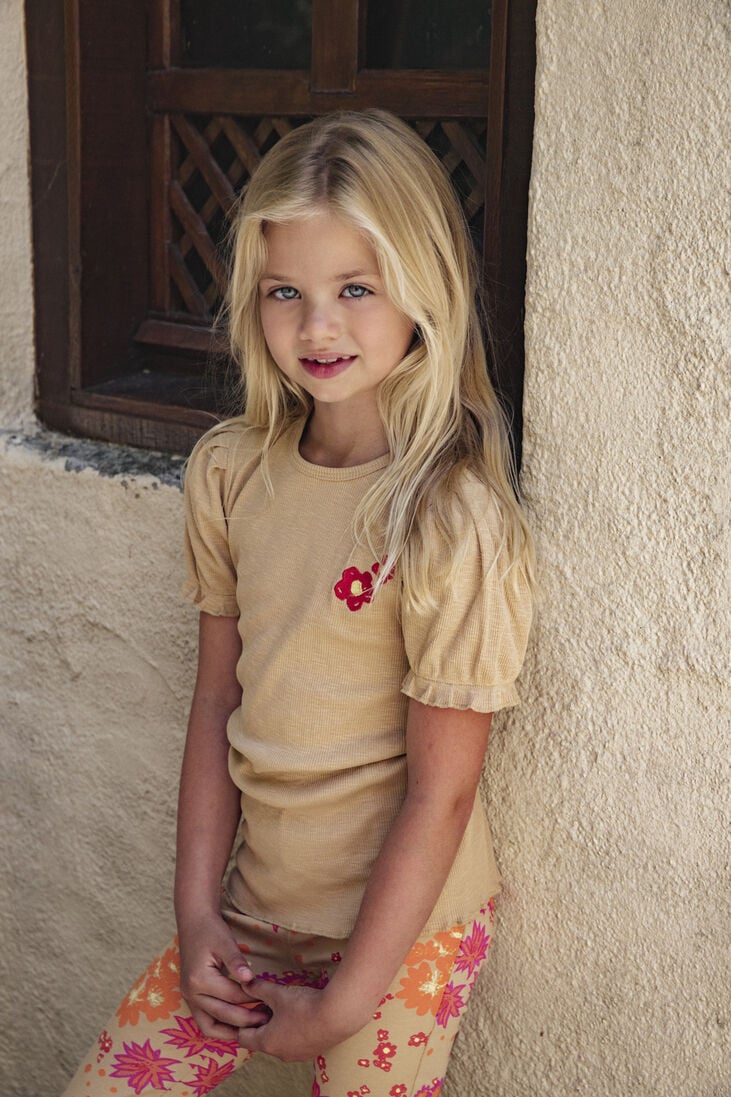 AMMEHOELA camel ammehoela t-shirt am.sofiess.29