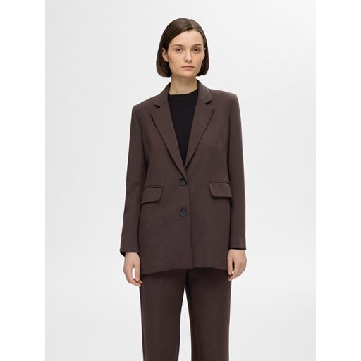 Selected Femme Rita Relaxed Blazer, Coffee Bean, 36